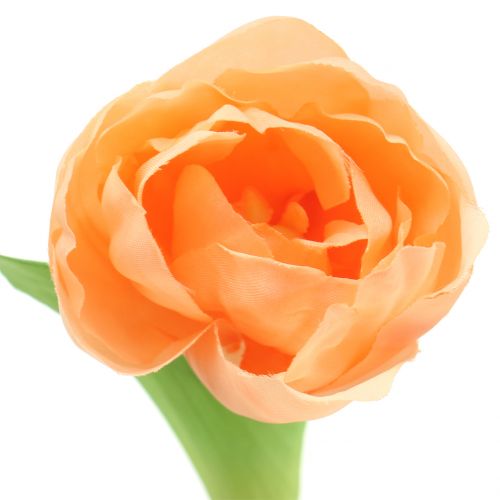 Floristik24 Tulp kunst perzik 26.5cm 5st
