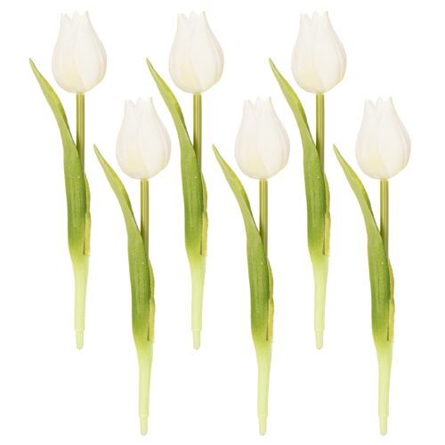 Artikel Kunstmatige tulpen, realistische decoratie, duurzame kunstbloemen voor thuis, 21 cm, 6 stuks