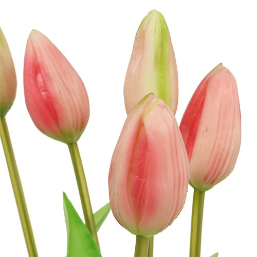 Artikel Tulpenkraag roze real touch