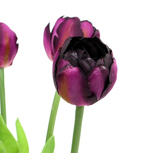 Floristik24 Tulpenboeket 43cm paars