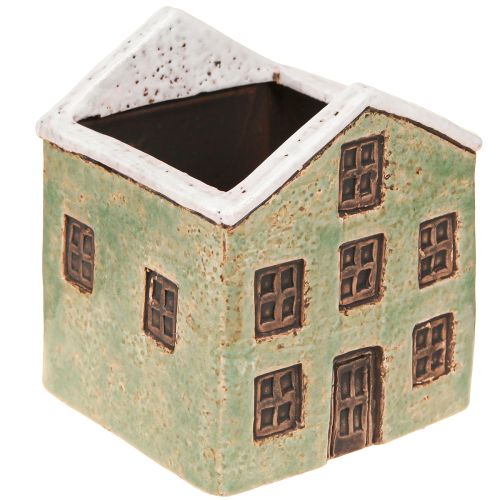 Artikel Plantenbak Keramiek Huis Advent Mintwit 10×10×12cm