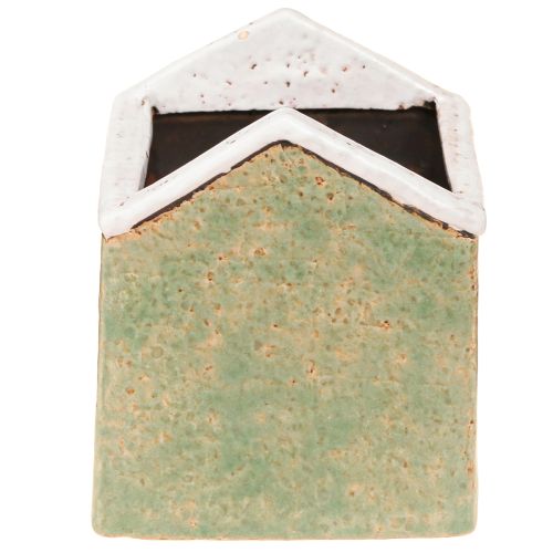 Artikel Plantenbak Keramiek Huis Advent Mintwit 10×10×12cm