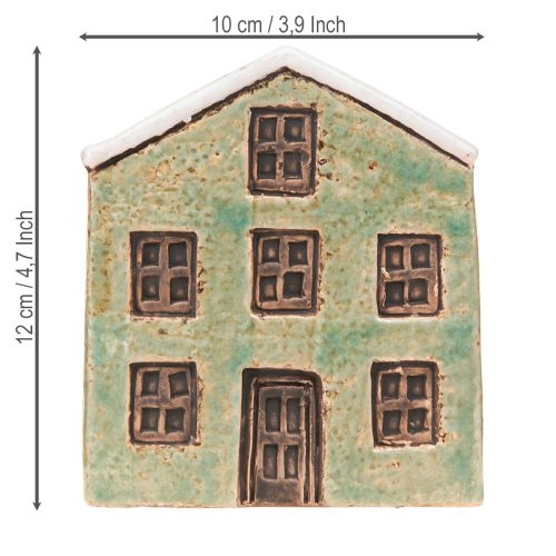 Artikel Plantenbak Keramiek Huis Advent Mintwit 10×10×12cm