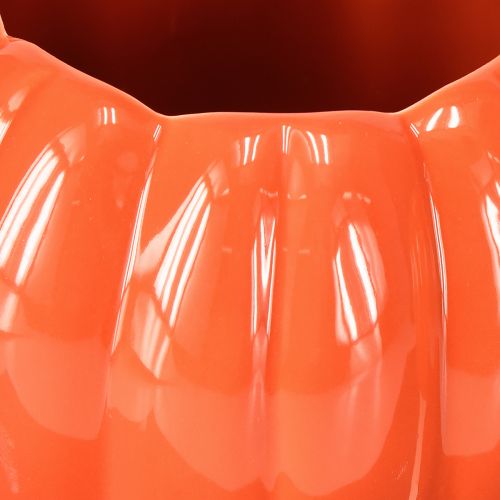 Artikel Plantenbak keramiek pompoen oranje assorti Ø14cm H10cm 2 st.