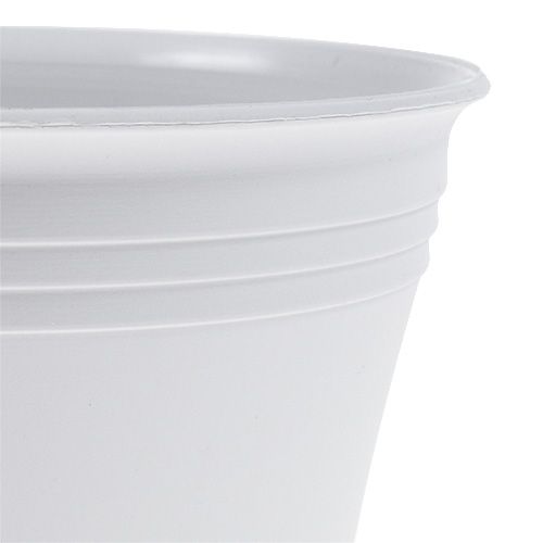 Bloembak Michele wit Ø22cm | Floristik24.nl