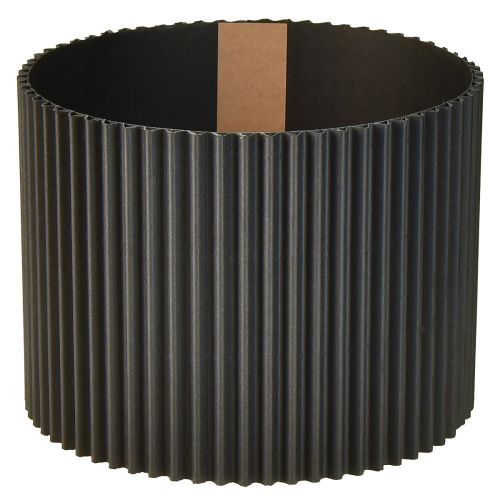 Bloempot van papier, zwart Ø19cm H14cm, 3 stuks