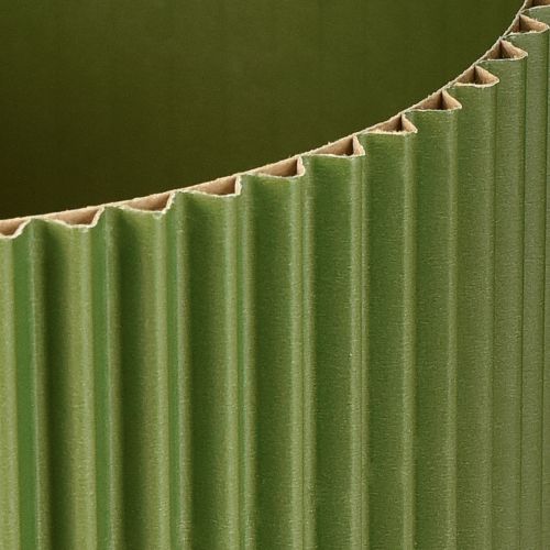 Artikel Plantenbak papier donkergroen bloempot Ø19cm H14cm 3 st