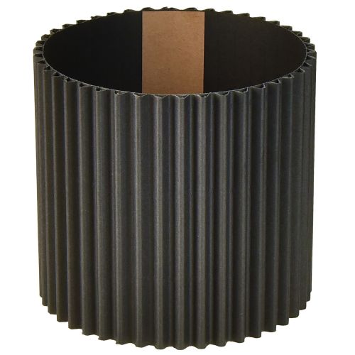 Bloempot Papier Zwart Ø13cm H12cm 4 stuks