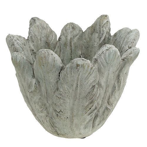 Floristik24 Bloempot met lentemotief grijs Ø17cm H14cm 1st