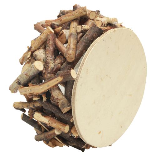 Floristik24 Plantenbak hout bloempot hout plantenpot natuur Ø23cm H13cm