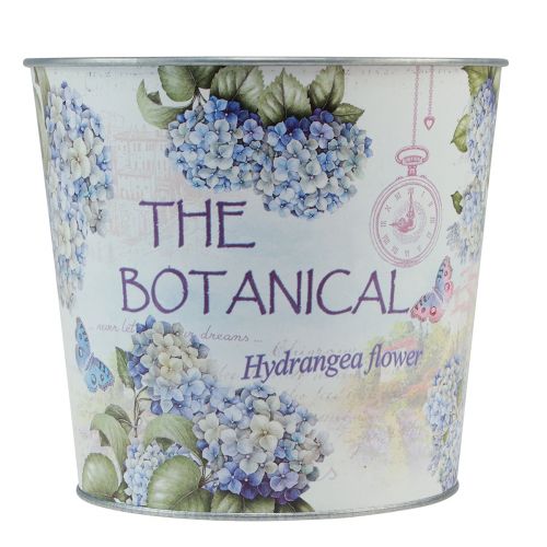 Artikel Hortensia plantenbak metalen bloempot Ø21cm H18cm