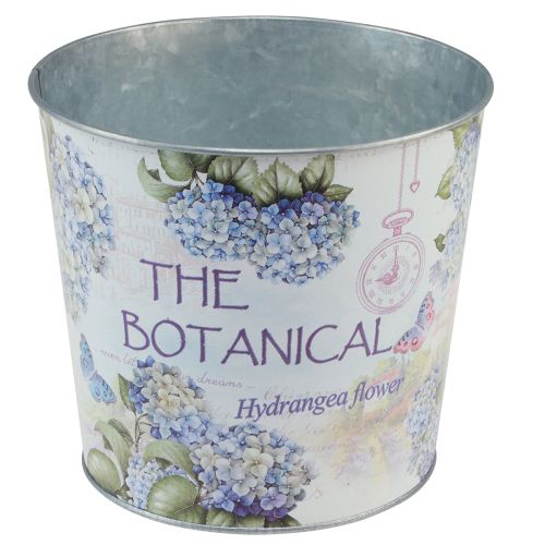 Artikel Plantenbak metalen bloempot hortensia Ø24cm H21cm