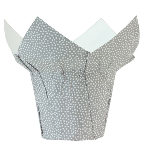 Floristik24 Bloempot Papier Stippen Geschenkverpakking Bloemen Ø7cm H14cm 12 st.