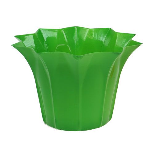 Artikel Kunststof plantenbak, kleurrijk assorti. Ø12cm 10 stuks