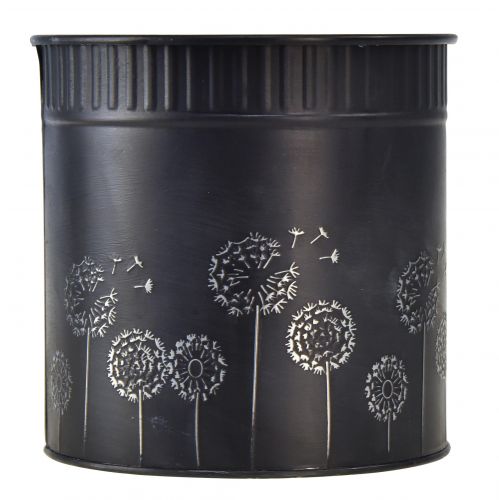 Artikel Plantenbak Paardenbloem Bloempot Zwart Ø9,5cm H11cm