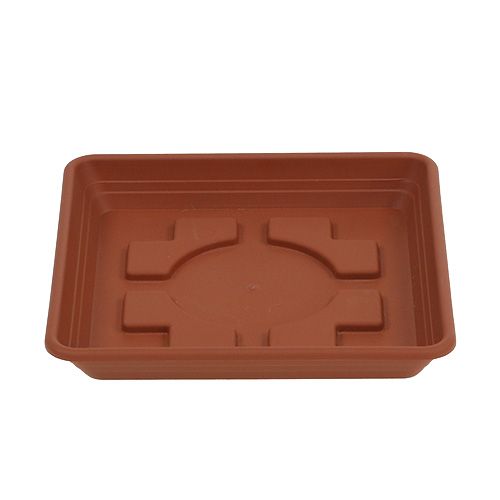 Artikel Onderzetter Lara vierkant 20cm x 20cm terracotta 1 st