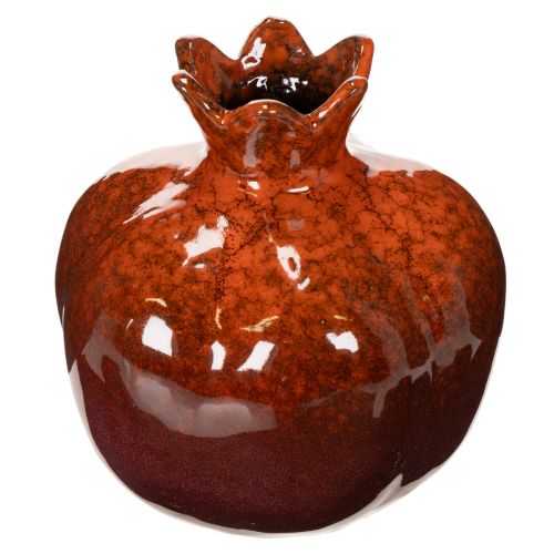 Keramische granaatappeldecoratie, glanzend, 14 cm kopen | Floristik24.nl