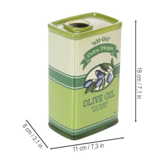 Artikel Olijfolievaas, keramiek, ideaal voor keukendecoratie en een mediterrane tafel, 18 cm
