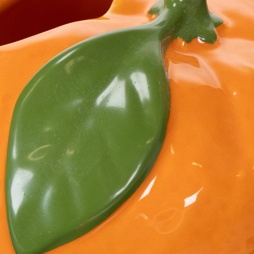 Artikel Citrusvaas, sinaasappel en citroen, als extravagant woonaccessoire, zomerdecoratie, 10 cm, 2 stuks