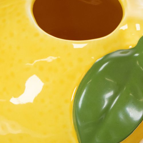 Artikel Citrusvaas, sinaasappel en citroen, als extravagant woonaccessoire, zomerdecoratie, 10 cm, 2 stuks