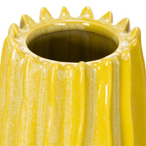 Artikel Vaas met gegroefd design voor stijlvolle interieurdecoratie in de woonkamer, 33 cm