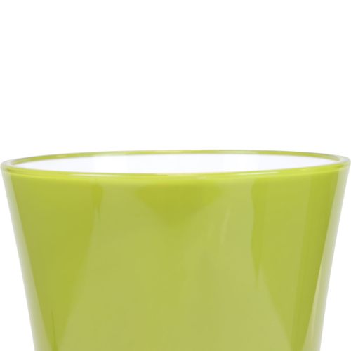 Artikel Vaas Groene Bloemenvaas Decoratieve Vaas Fizzy Olive Ø16,5cm H27cm