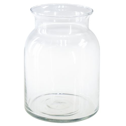 Decoratieve glazen vaas lantaarn glas helder Ø18,5cm H25,5cm