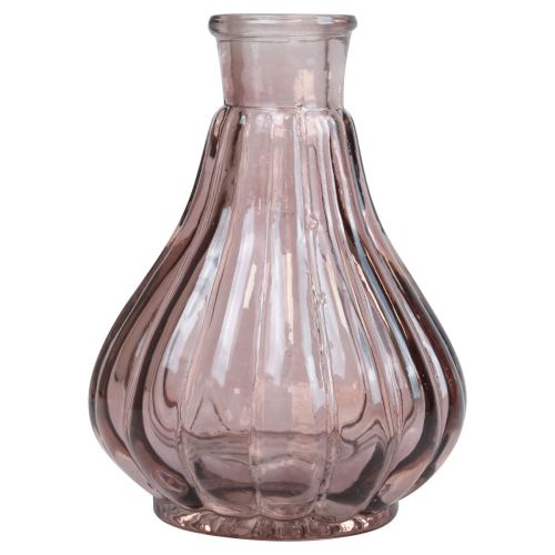 Artikel Vaas roze glazen vaas bolvormige decoratieve vaas glas Ø8,5cm H11,5cm