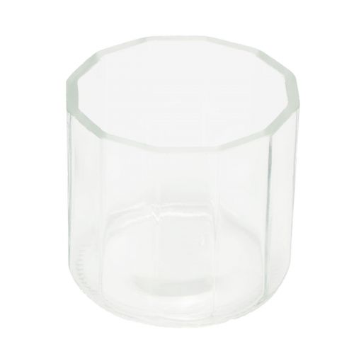 Artikel Kaarshouder glazen lantaarn helder Ø9,5cm H9cm 6st