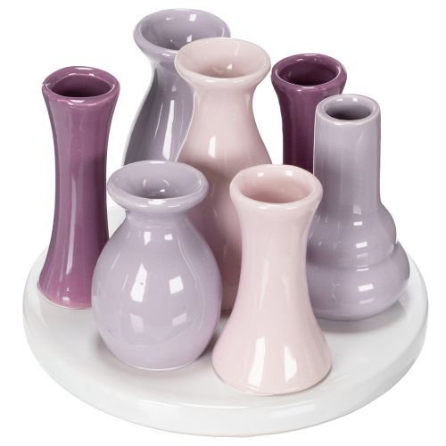 Keramische vazenset, decoratief item voor de woonkamer, modern, 14 cm