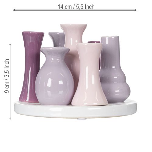 Artikel Keramische vazenset, decoratief item voor de woonkamer, modern, 14 cm