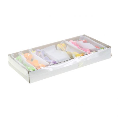 Floristik24 Vogels op draad gekleurd 8cm 12st