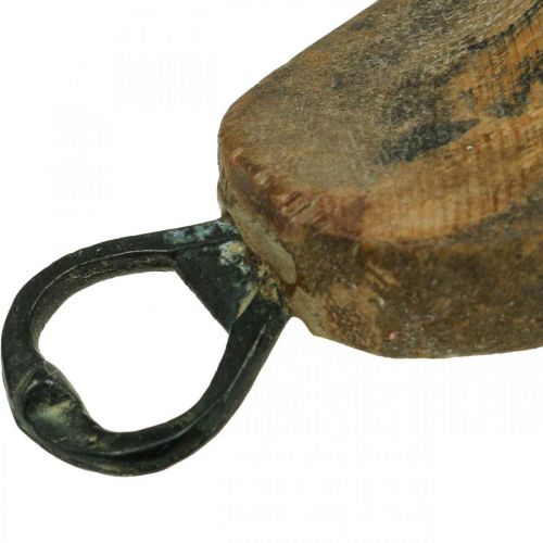 Floristik24 Vintage decoratie, schoen met flesopener, schoenleest decoratie L15–23cm