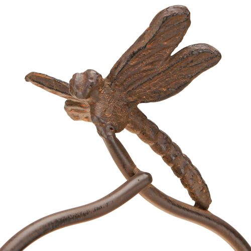 Artikel Vintage plantenbak met trellis libelle metaal Ø16/H62cm