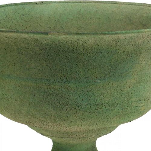 Floristik24 Vintage bekerplanter metalen rustieke plantenpot H20cm Ø20cm