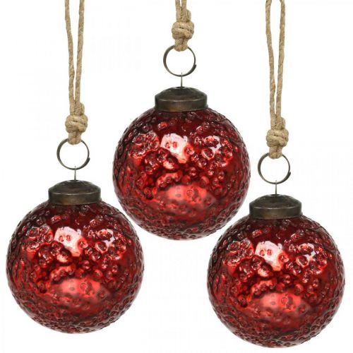 ingesteld Arabische Sarabo kijk in Floristik24.nl Vintage kerstballen glas kerstballen rood Ø8cm 4st -  goedkoop online kopen