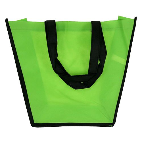 Floristik24 Fleece tas groen 38cm x 32cm 1p