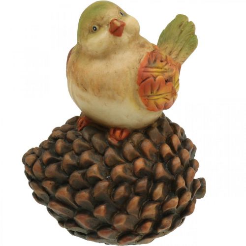 Artikel Herfstdecoratie vogeldecoratie kegel vogelfiguur herfst H19cm