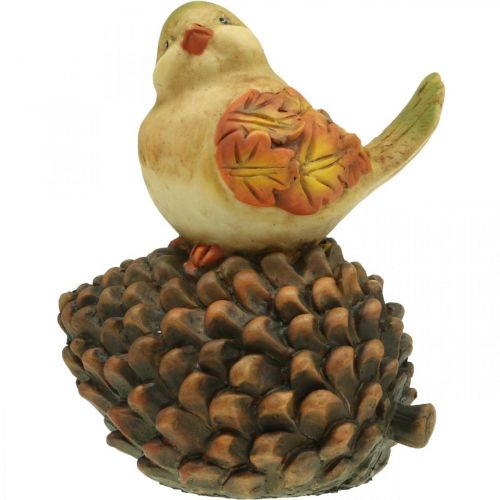 Artikel Herfstdecoratie vogeldecoratie kegel vogelfiguur herfst H19cm