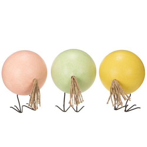 Artikel Decoratieve kuikentjes als vrolijke blikvanger voor de lente en Pasen, 12 cm, 3 stuks