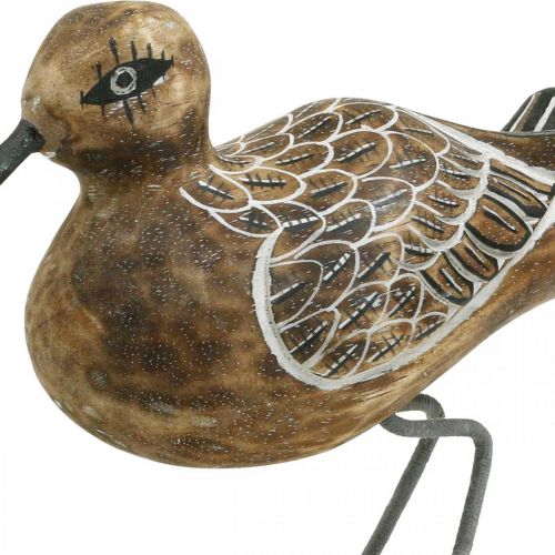 Floristik24 Houten Vogel Sculptuur Badkamer Decor Watervogel H22cm