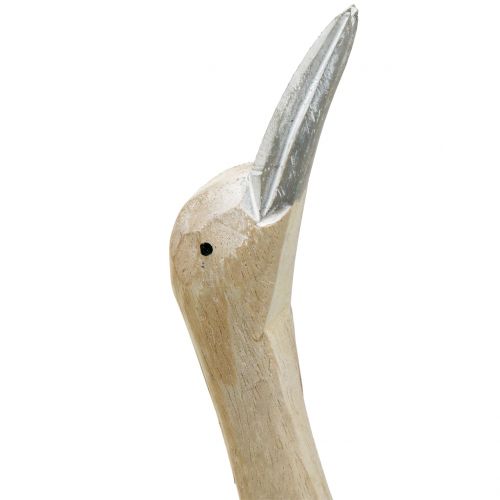 Floristik24 Houten vogel sculptuur H40cm