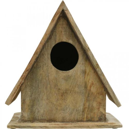 Floristik24 Vogelhuisje voor staand, decoratieve nestkast naturel hout H29cm