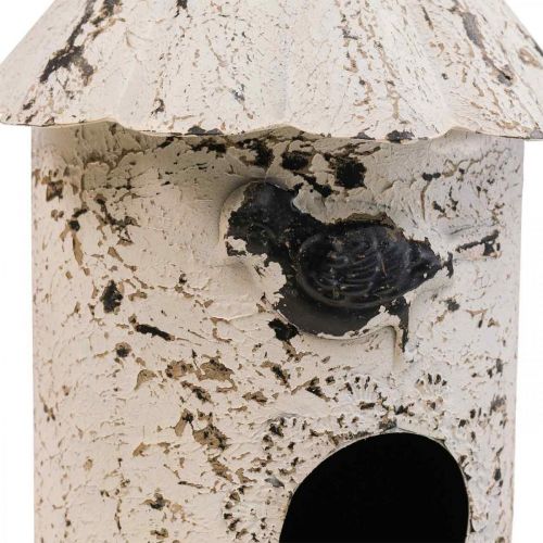Artikel Decoratief vogelhuisje, hangende decoratie tuindecoratie metaal H36cm