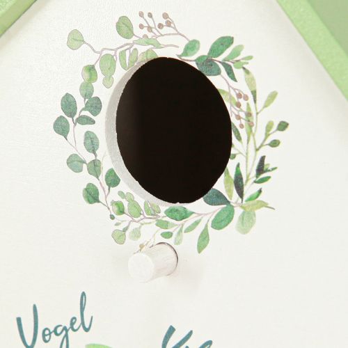 Artikel Vogelhuisje voor stijlvolle kamers met bloemenmotief en nostalgische uitstraling, 21 cm