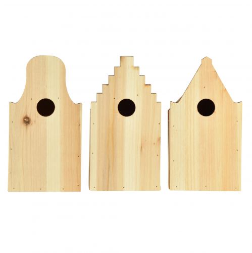 Artikel Vogelhuisje Houten Broedbak Pimpelmees Spar H22,5cm 3st