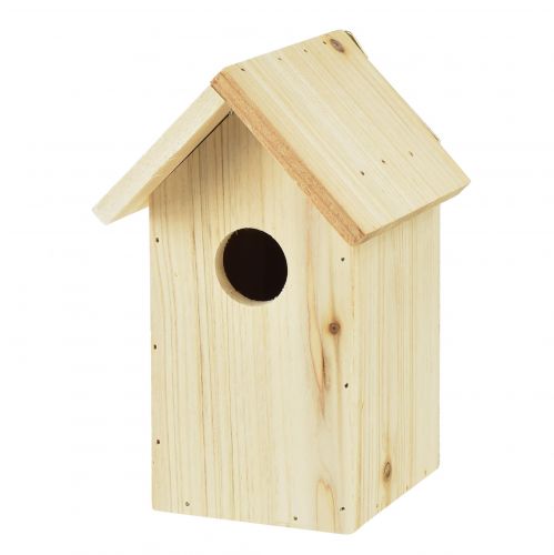 Floristik24 Vogelhuis houten nestkast pimpelmees sparrenhout 11,5×11,5×18cm