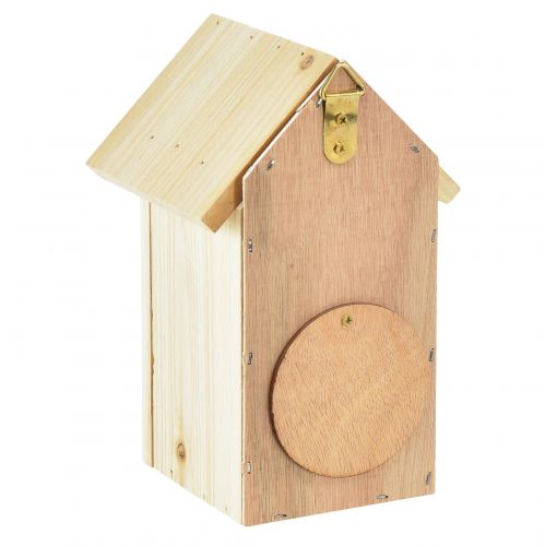 Floristik24 Vogelhuis houten nestkast pimpelmees sparrenhout 11,5×11,5×18cm