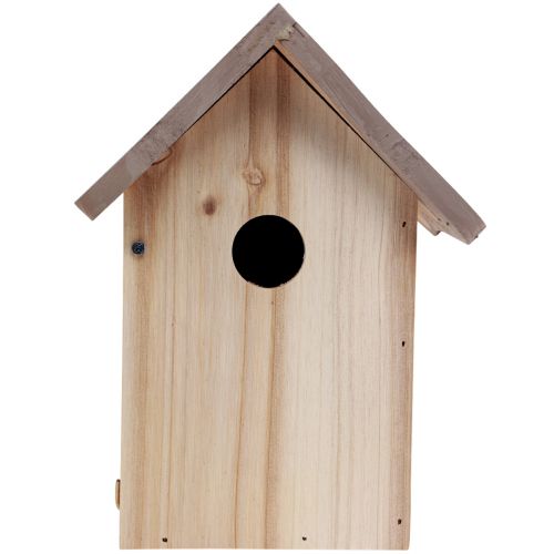 Artikel Houten vogelhuisje nestkast naturel bruin/beige 23cm 1 stuk