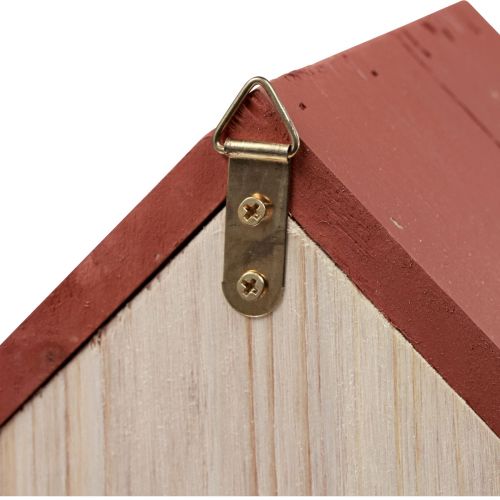 Floristik24 Houten vogelhuisje nestkast naturel bruin/beige 23cm 1 stuk